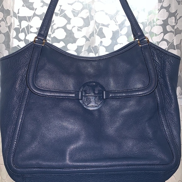 TORY BURCH leather shoulder bag 💙 - Picture 2 of 16
